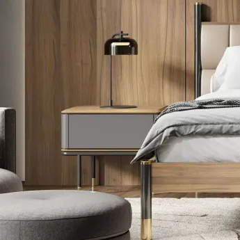 Прикроватная тумба MOD Interiors Altea, Орех F, MDI.BST.ALT.4