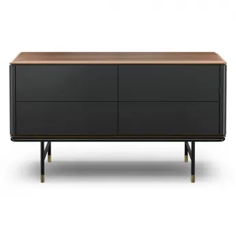 Комод MOD Interiors Altea, четыре ящика, Орех F, MDI.CHD.ALT.9