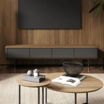 Тумба ТВ MOD Interiors Altea, 4 ящика, Орех F, MDI.TV.ALT.13
