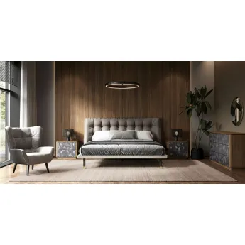 Кровать MOD Interiors Altea, 160х200 см, экокожа. PU162, MDI.BD.ALT.1