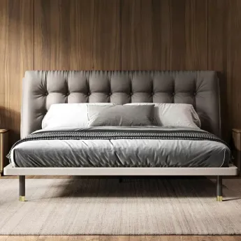 Кровать MOD Interiors Altea, 160х200 см, экокожа. PU162, MDI.BD.ALT.1