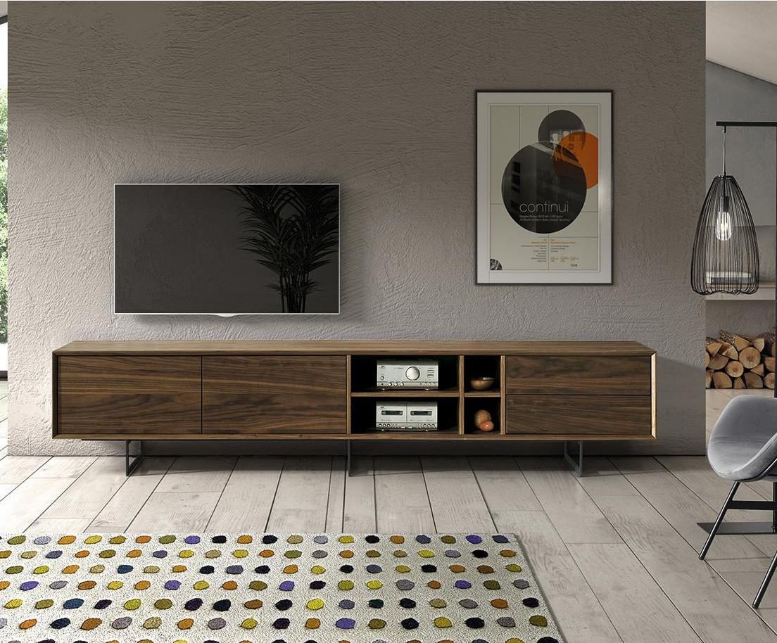 ТВ Тумба Dupen бренда Q-Home, шпон Орех, TV-130 WALNUT