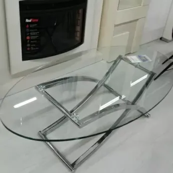 Журнальный стол Q-Home J02, 130x70 см, стекло