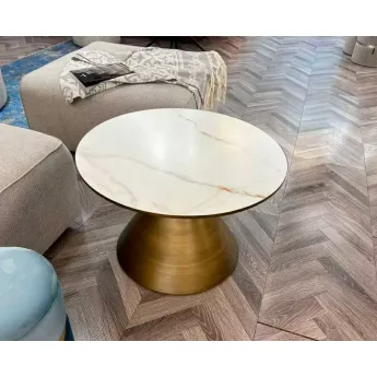 Журнальный стол Q-Home CT9346CI, D70 см, керамика