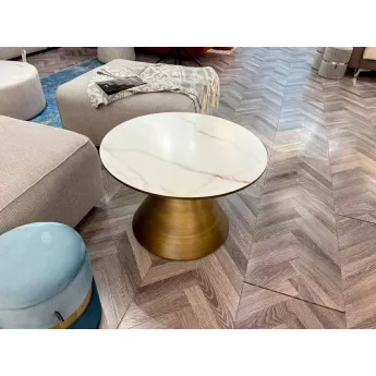 Журнальный стол Q-Home CT9346CI, D70 см, керамика