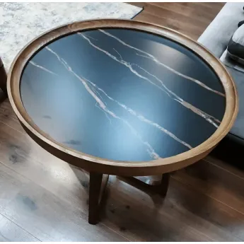 Журнальный стол Q-Home CT3059, D60 см, керамика