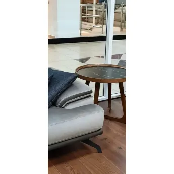 Журнальный стол Q-Home CT3059, D60 см, керамика