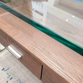 Журнальный стол Q-Home F-GW608, 50x55 см, стекло
