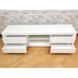 Тумба ТВ Q-Home GD-ARIZONA, 180x45 см, белый лак, 04TV