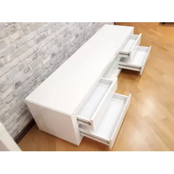 Тумба ТВ Q-Home GD-ARIZONA, 180x45 см, белый лак, 04TV