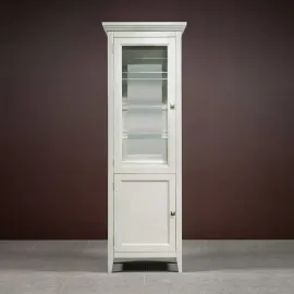 Витрина 1-дверная Classico Italiano Бруклин, Молочный, 7031L/L, левая