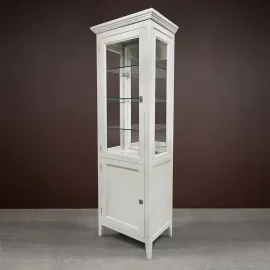 Витрина 1-дверная Classico Italiano Бруклин, Молочный, 7031L/L, левая