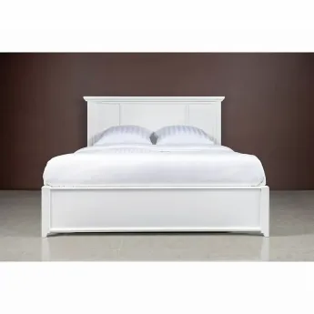Кровать 90x200 Classico Italiano Бруклин, Белый лак, 7090ПМ/B, с подъемным механизмом