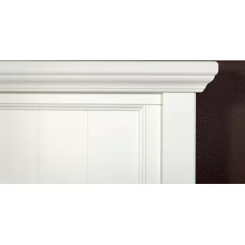 Кровать 90x200 Classico Italiano Бруклин, Белый лак, 7090ПМ/B, с подъемным механизмом