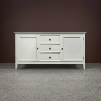 Прилавок Classico Italiano Бруклин, с дверями и ящиками, Молочный, 7016/L