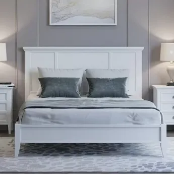 Кровать 120x200 Classico Italiano Бруклин, Молочный лак, 7120/B