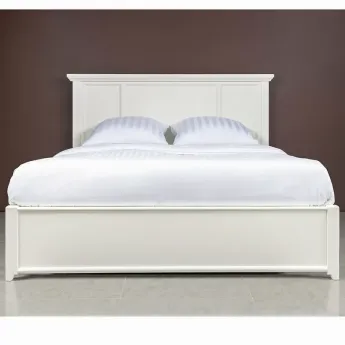 Кровать 120x200 Classico Italiano Бруклин, Молочный, с подъемным механизмом, 7120ПМ/L