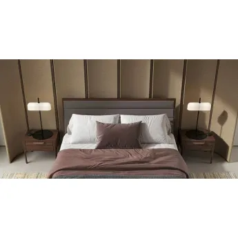 Кровать MOD Interiors Ronda, 160х200, с подъемным механизмом, Грецкий орех, MDI.BD.RD.78