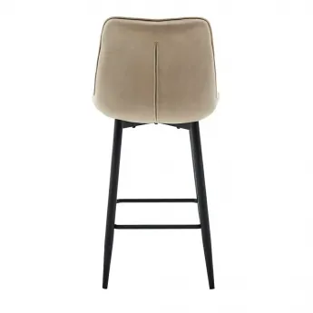 Полубарный стул Q-Home CG1953B, бежевый, ткань, CG1953B-BEIGE