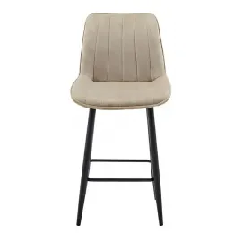 Полубарный стул Q-Home CG1953B, бежевый, ткань, CG1953B-BEIGE