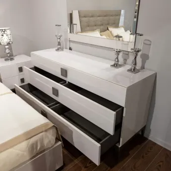 Комод низкий Alf Italia Mont Blanc, три ящика, KJMB120KT