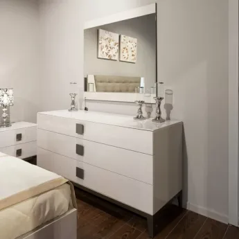 Комод низкий Alf Italia Mont Blanc, три ящика, KJMB120KT