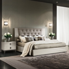 Кровать Alf Italia Mont Blanc, KS 195х205, мягкое изголовье, PJMB0175
