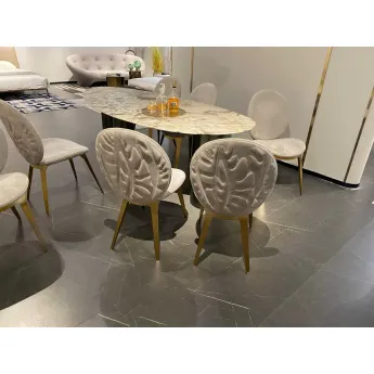 Стул Q-Home Cava, зеленый, ткань, GY8029