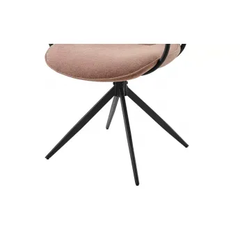 Стул Q-Home York, розовый, ткань, вращающийся, FSC2332-ARM