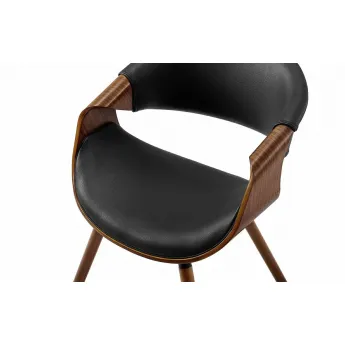 Стул Q-Home JY1829, экокожа, орех