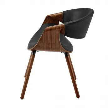 Стул Q-Home JY1829, экокожа, орех