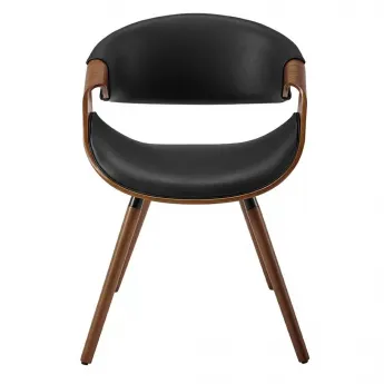 Стул Q-Home JY1829, экокожа, орех