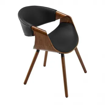 Стул Q-Home JY1829, экокожа, орех