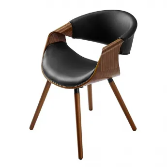Стул Q-Home JY1829, экокожа, орех