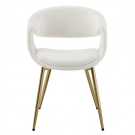 Стул Q-Home JY1829Q-T, ткань молочный букле