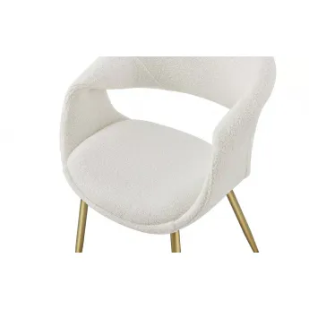 Стул Q-Home JY1829Q-T, ткань молочный букле