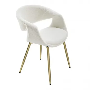 Стул Q-Home JY1829Q-T, ткань молочный букле