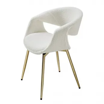 Стул Q-Home JY1829Q-T, ткань молочный букле
