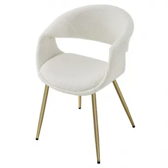Стул Q-Home JY1829Q-T, ткань молочный букле