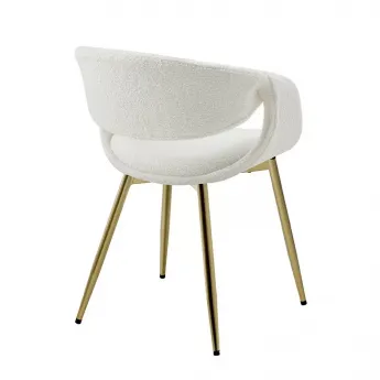Стул Q-Home JY1829Q-T, ткань молочный букле