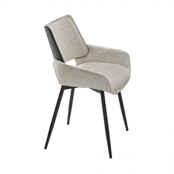 Стул Q-Home JY6286X-T2, бежевый, ткань