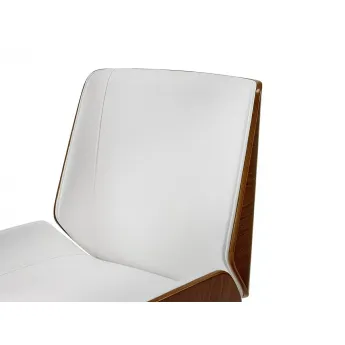 Стул Q-Home JY6264X-B, экокожа, орех, вращающийся