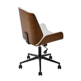 Стул Q-Home JY6264X-B, экокожа, орех, вращающийся