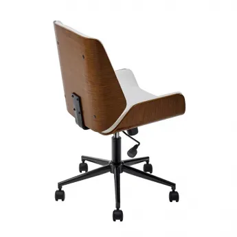 Стул Q-Home JY6264X-B, экокожа, орех, вращающийся
