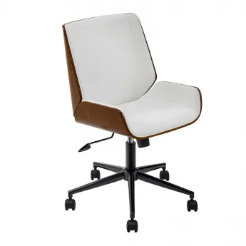 Стул Q-Home JY6264X-B, экокожа, орех, вращающийся