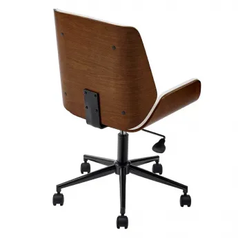 Стул Q-Home JY6264X-B, экокожа, орех, вращающийся