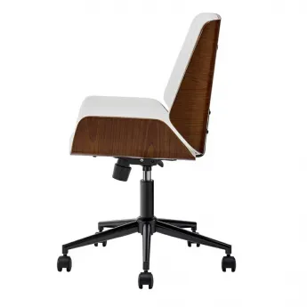 Стул Q-Home JY6264X-B, экокожа, орех, вращающийся