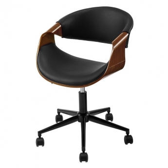 Стул Q-Home JY1829-3, экокожа, орех, вращающийся