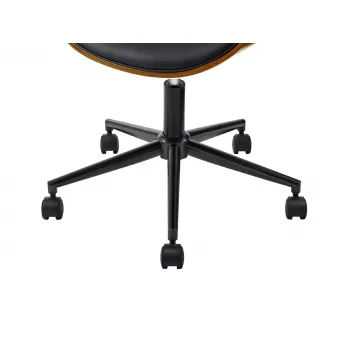 Стул Q-Home JY1829-3, экокожа, орех, вращающийся