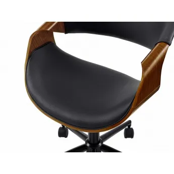 Стул Q-Home JY1829-3, экокожа, орех, вращающийся